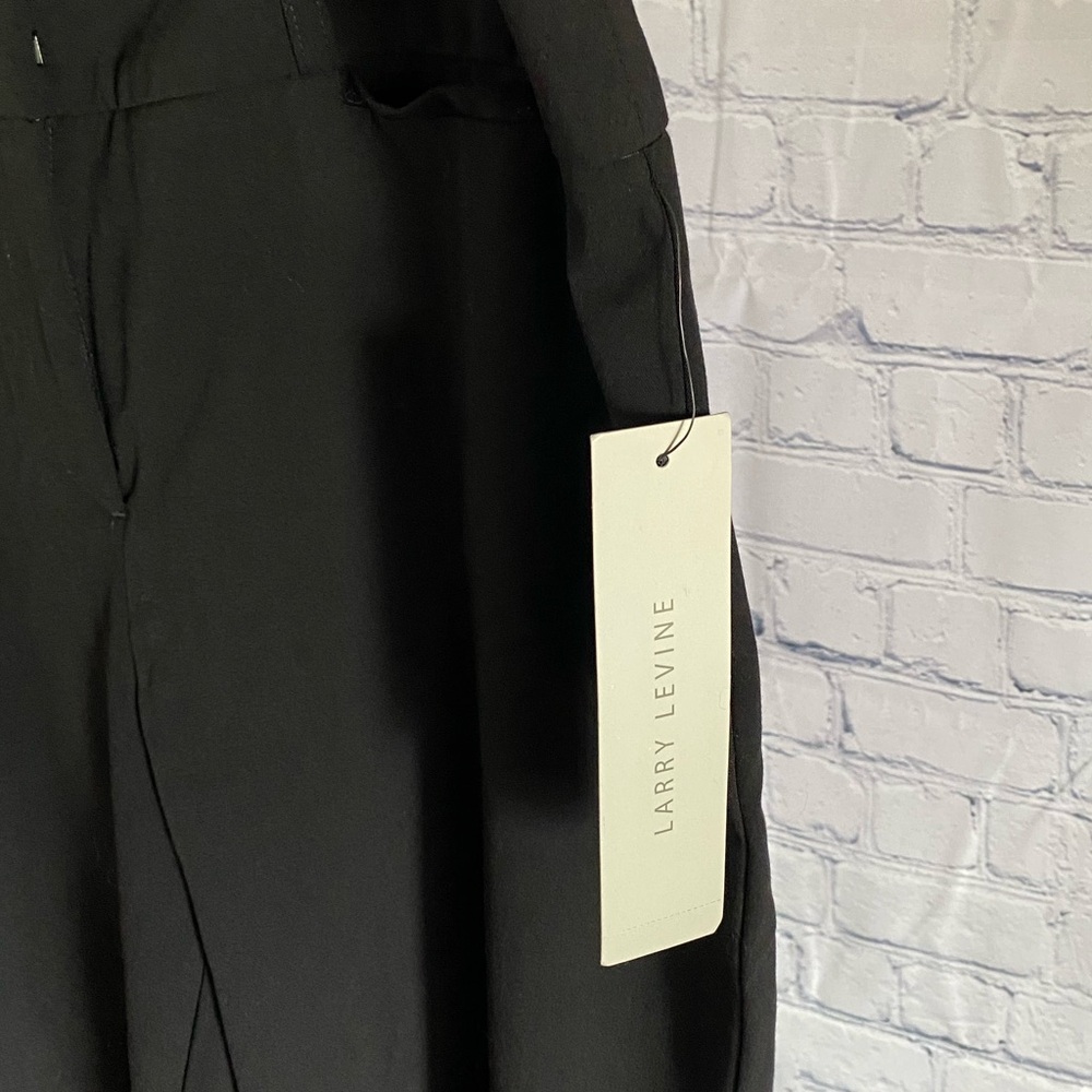 NWT Larry Levine Women’s Black Trousers - Picture 4 of 4